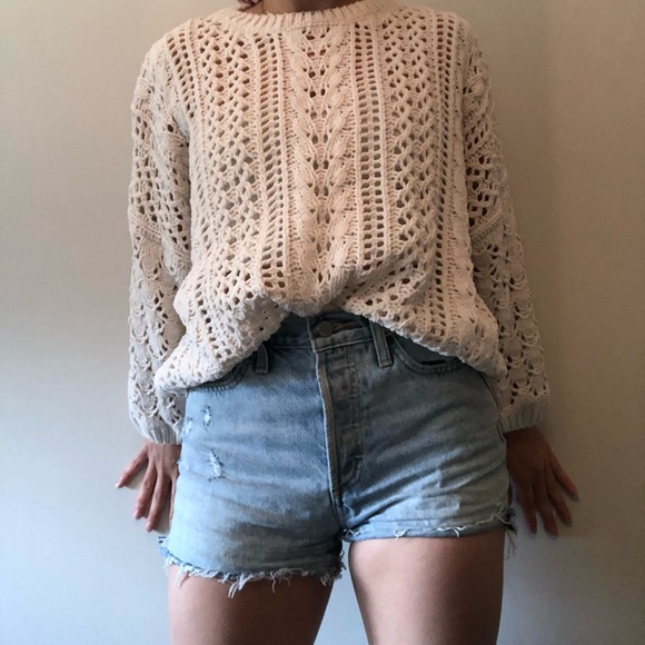 Forever 21 crochet chenille sweater - Picture 2 of 4